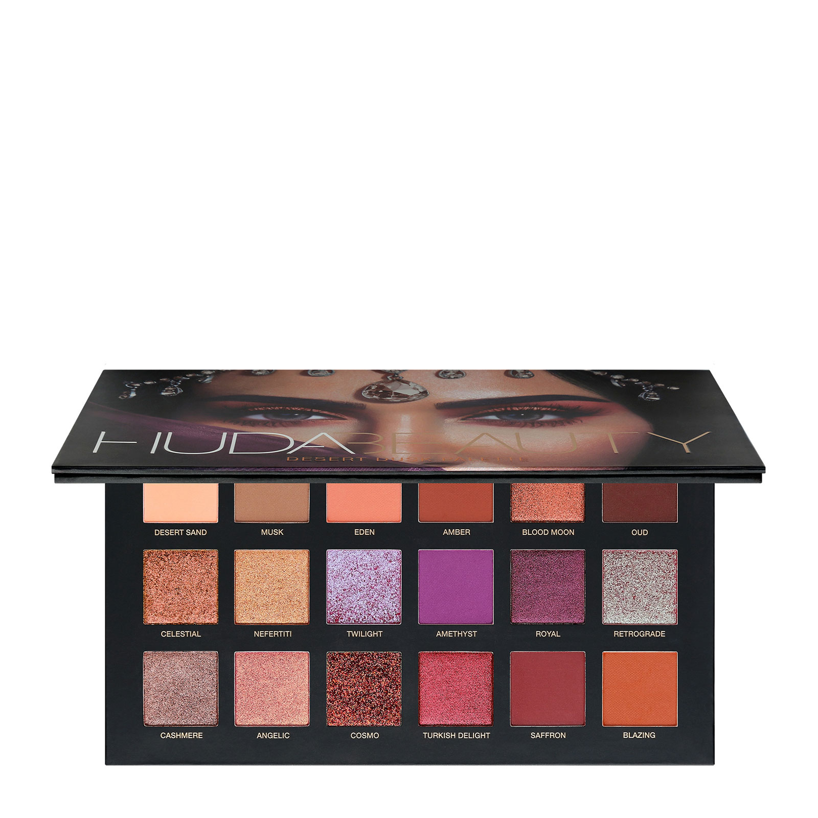Huda Beauty 沙漠黄昏眼影盘18色 25.2g