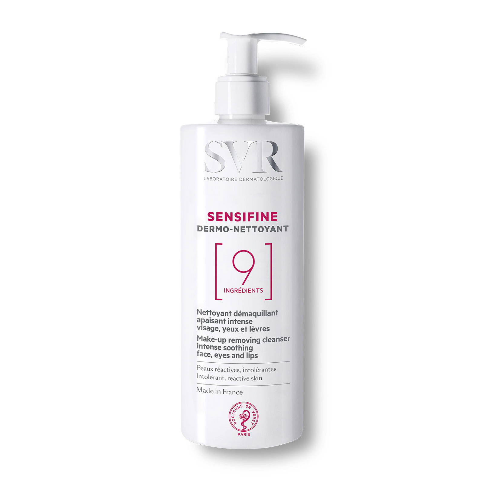 SVR 舒唯雅 保湿镇定舒敏卸妆乳 脸眼唇 400ml 敏感肌适用