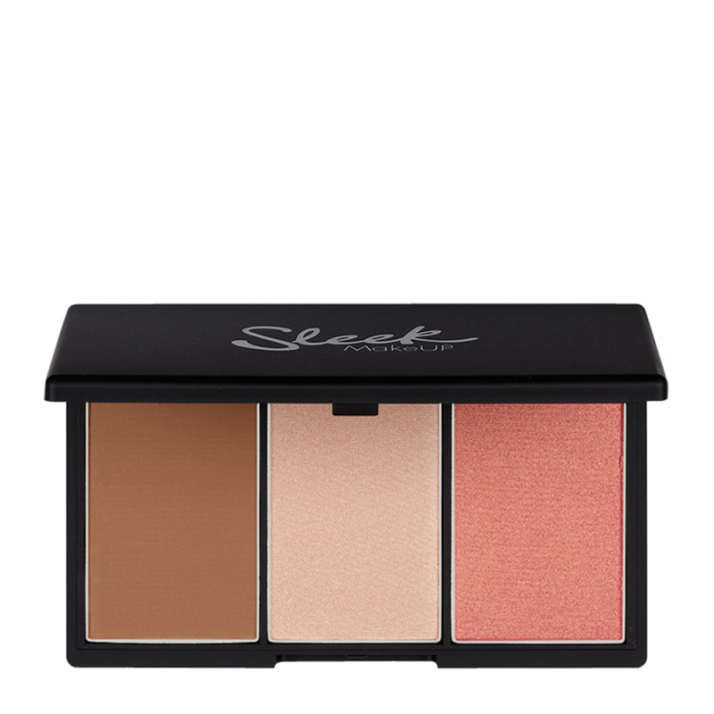Sleek MakeUP 三色腮红高光修容盘 20g