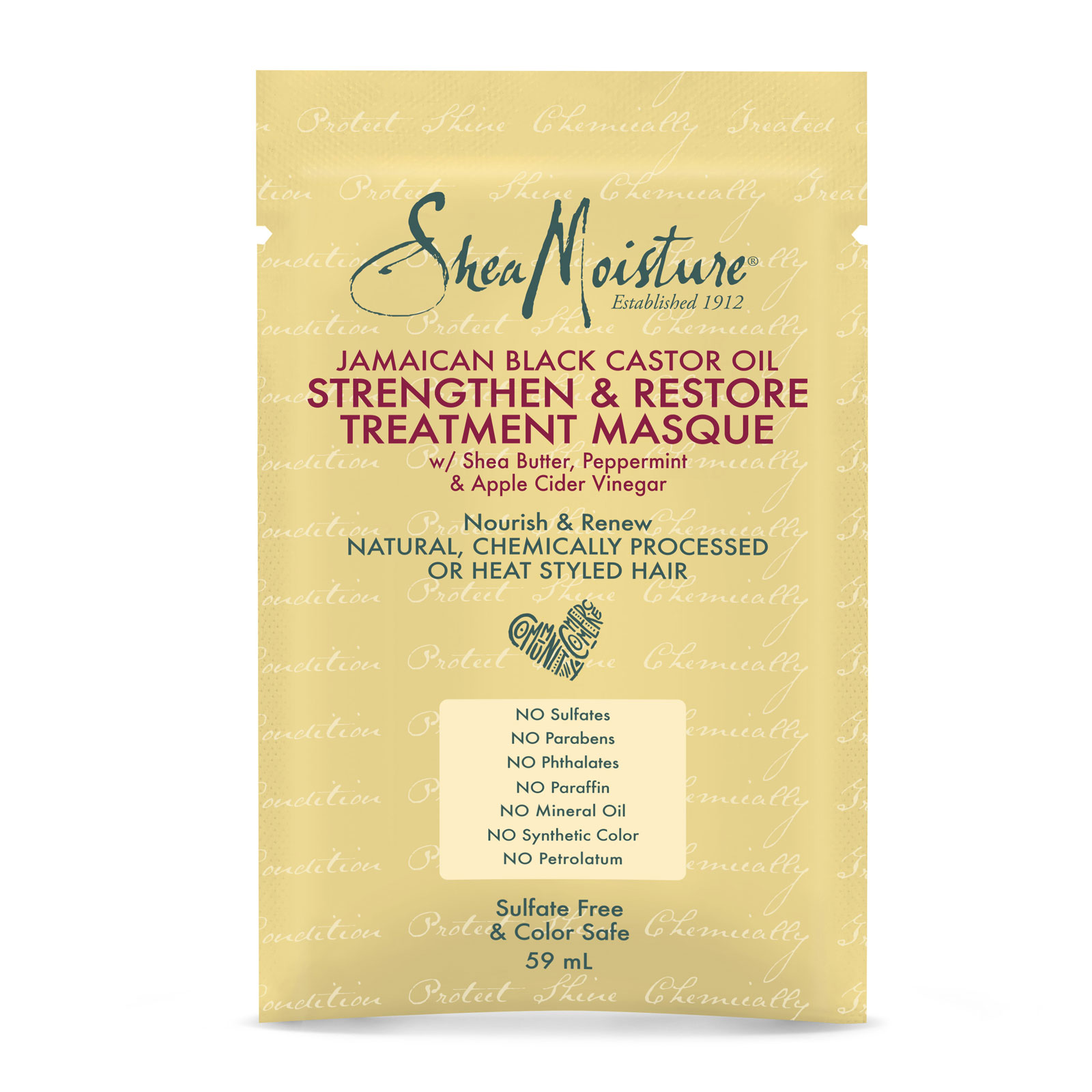 Shea Moisture 牙买加黑蓖麻油修护发膜 59ml