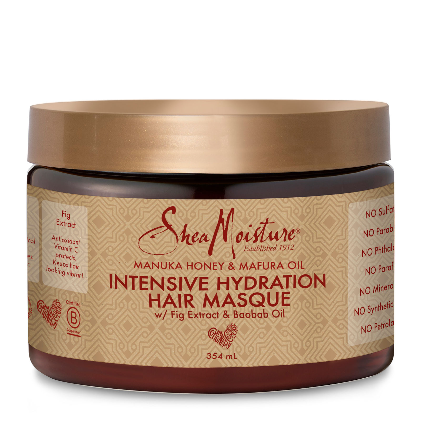 Shea Moisture 麦卢卡蜂蜜玛芙油保湿发膜 354ml
