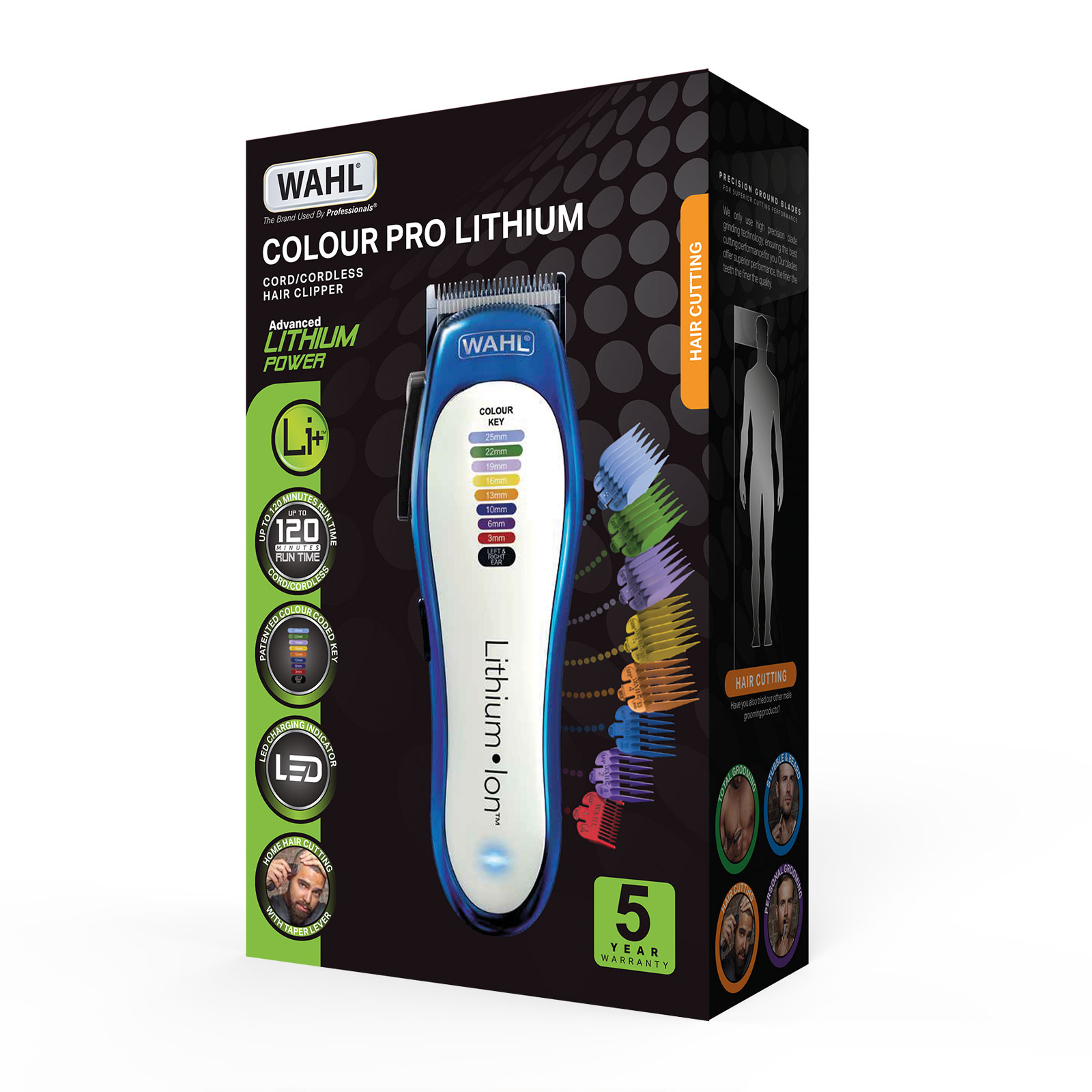 WAHL 彩色专业电动理发器