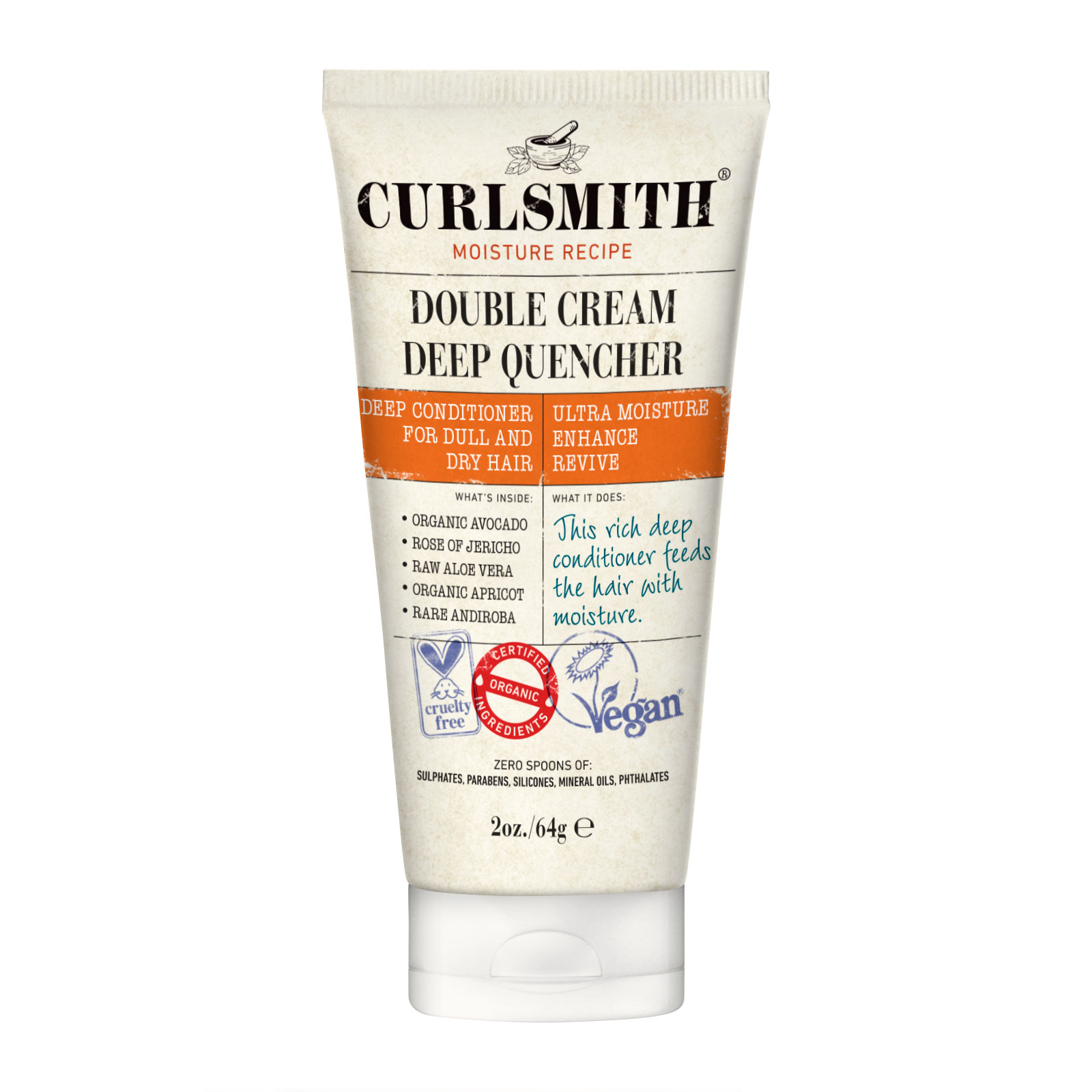 Curlsmith 深层补水滋养护发素 64g 干性发质适用