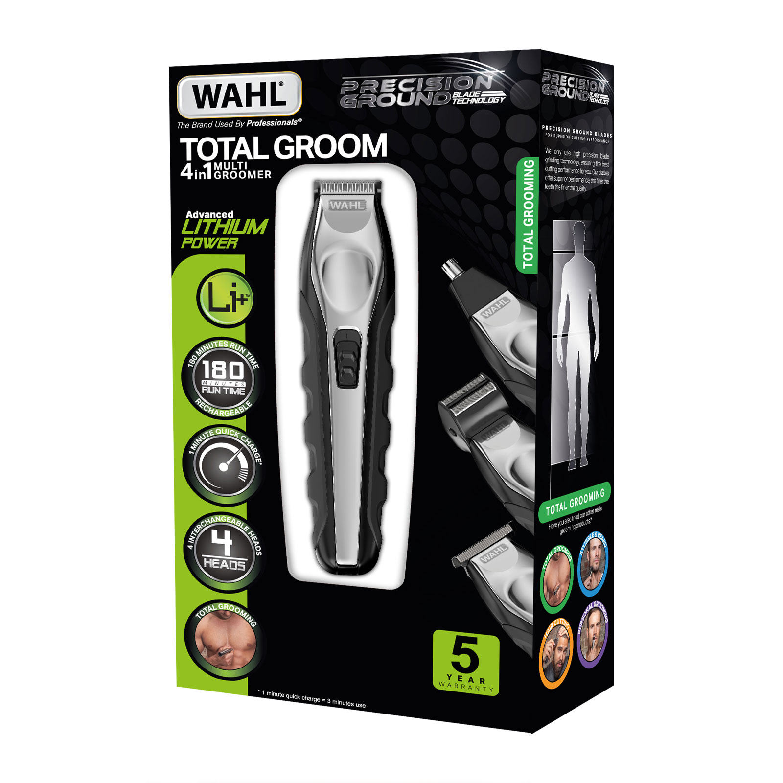 WAHL 4合1多功能电动剃须刀