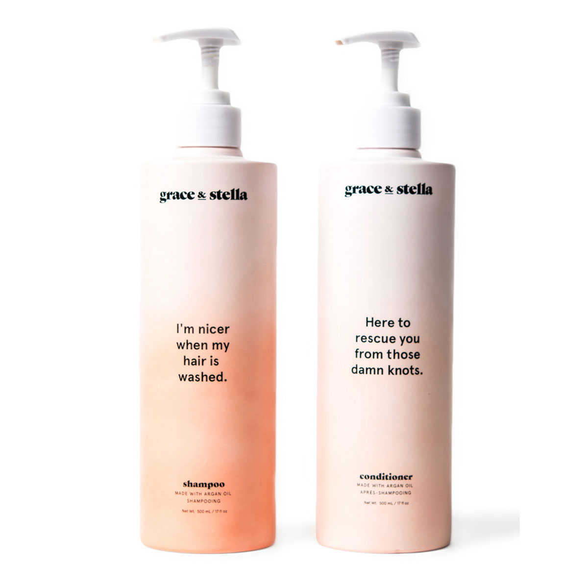 Grace & Stella 摩洛哥坚果精油滋养修护洗发护发套装 2x500ml