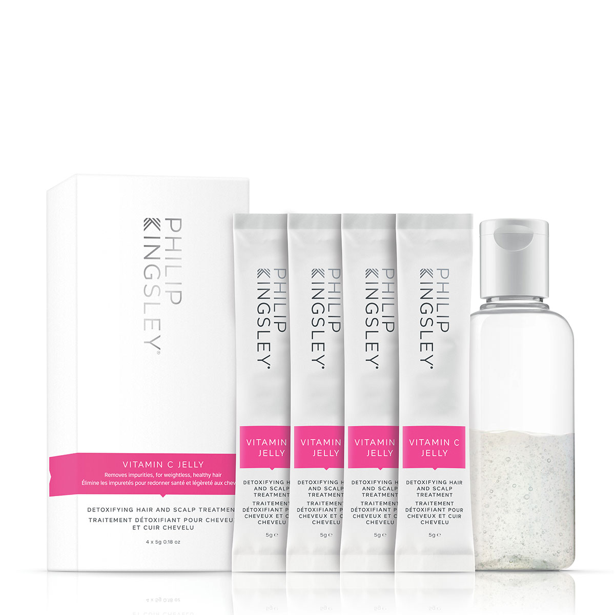 Philip Kingsley 维生素C头皮头发深层清洁护理啫喱 4x5g 洗发前使用