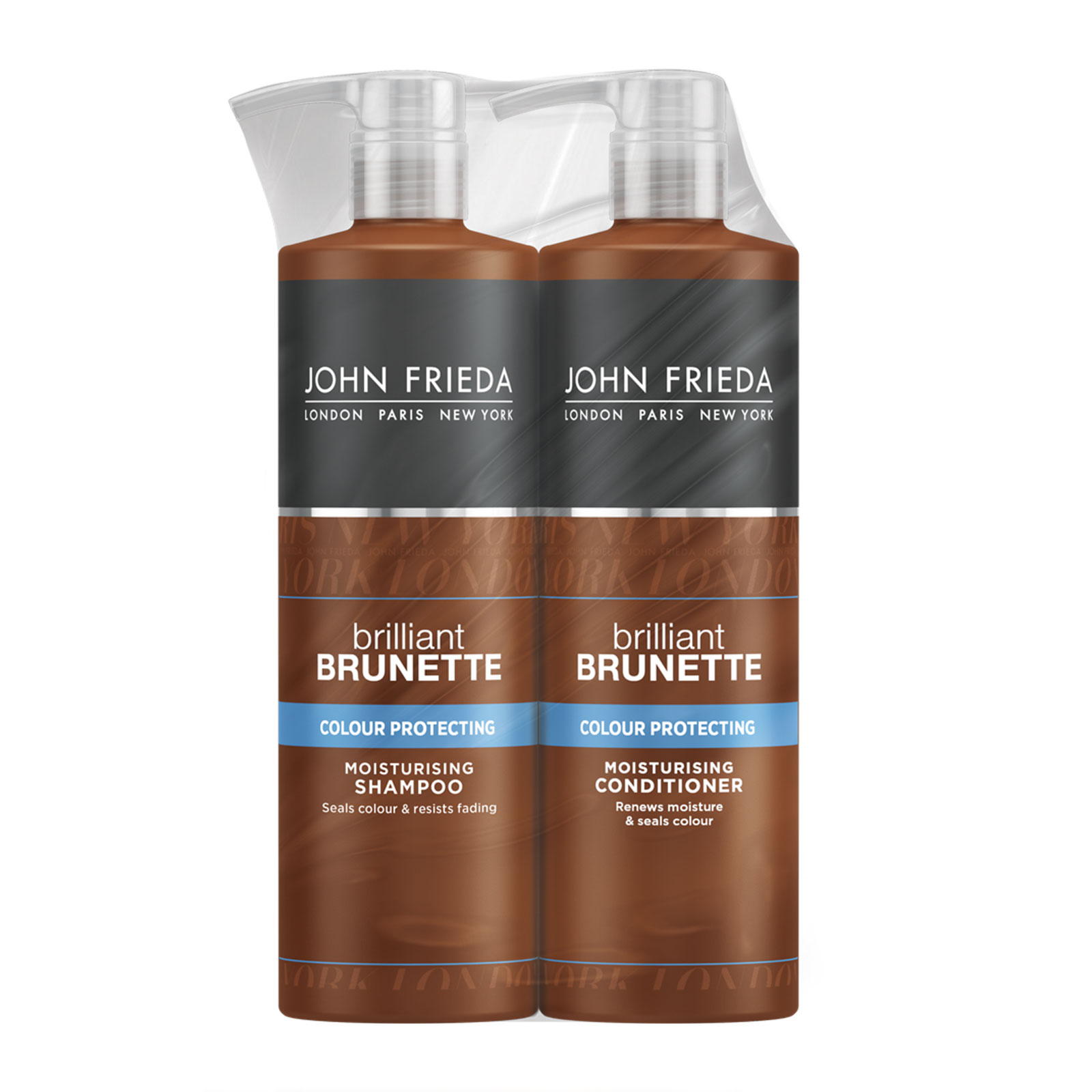 John Frieda 深发色染发护色洗护套装 洗发水500ml+护发素500ml