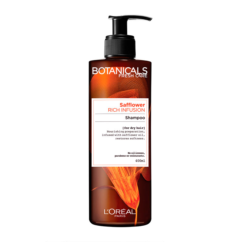 L'Oréal Paris 欧莱雅 植物天然红花滋养洗发水 400ml