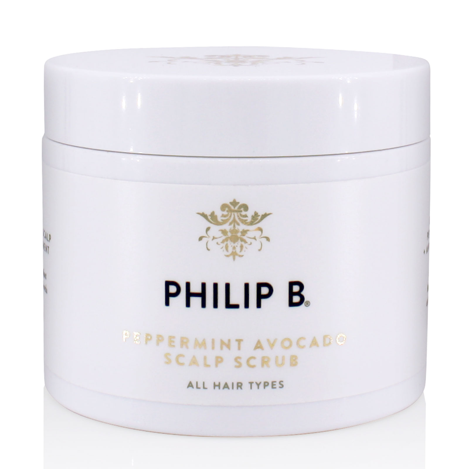 Philip B 薄荷鳄梨海盐头皮清洁磨砂膏 236ml
