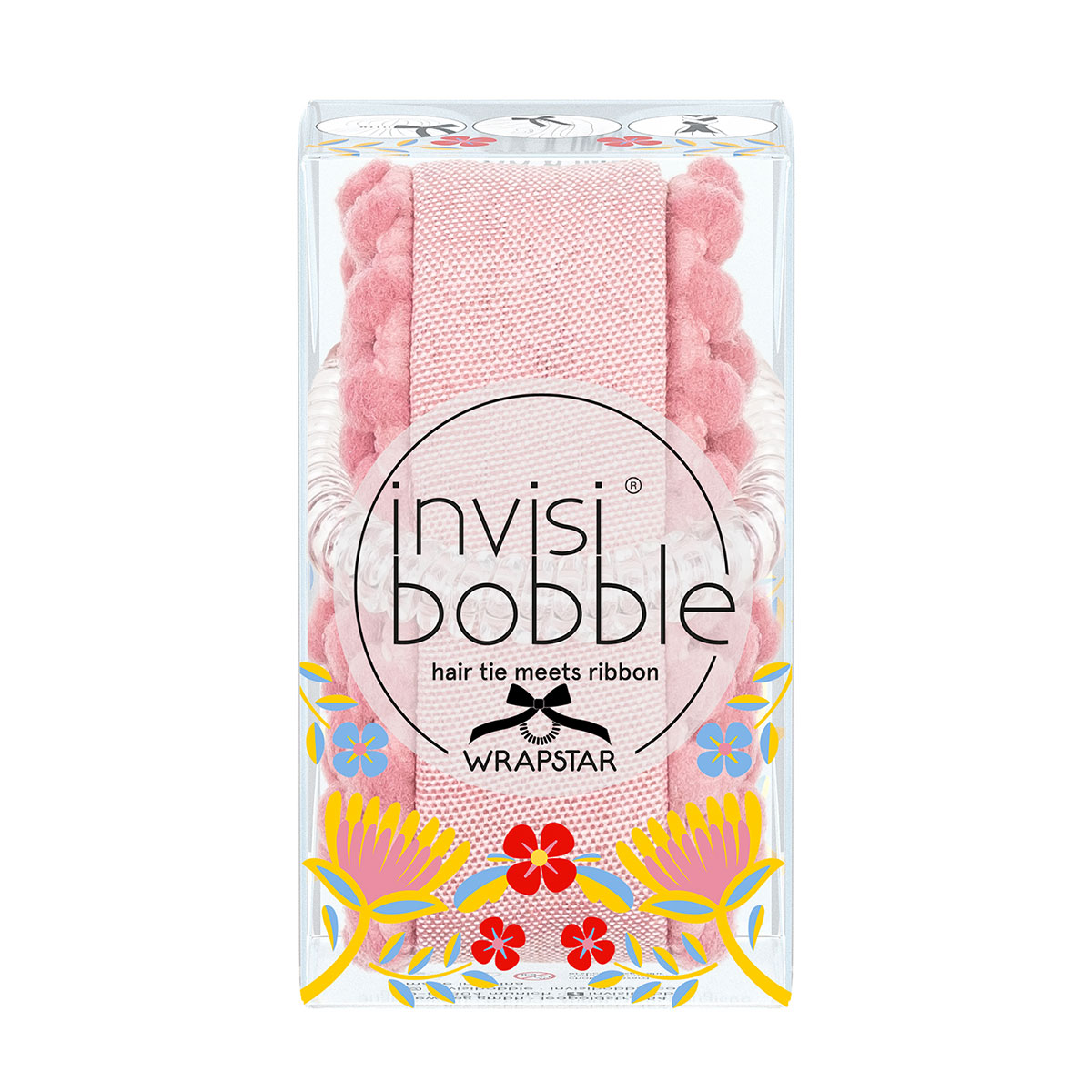 invisibobble 春暖花开系列 粉色多功能造型发带 1个