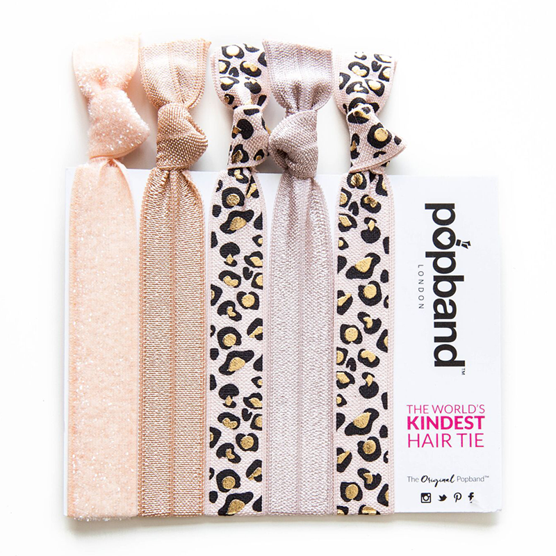 Popband London  野东西 潮流束发圈 加宽不伤发皮筋 5个装