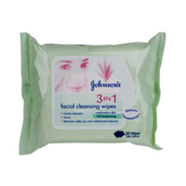 Johnson s 强生 3合1洁面湿巾（混合性肌肤）25张