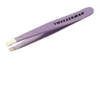 TWEEZERMAN 迪茜曼 微之魅 迷你斜镊子（可爱薰衣草）1支 （ 修眉工具美容清毛发）