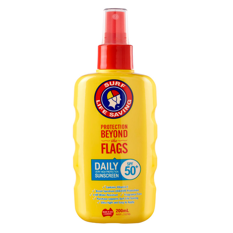 Surf Life Saving Daily Sunscreen Spray SPF50+ 200ml