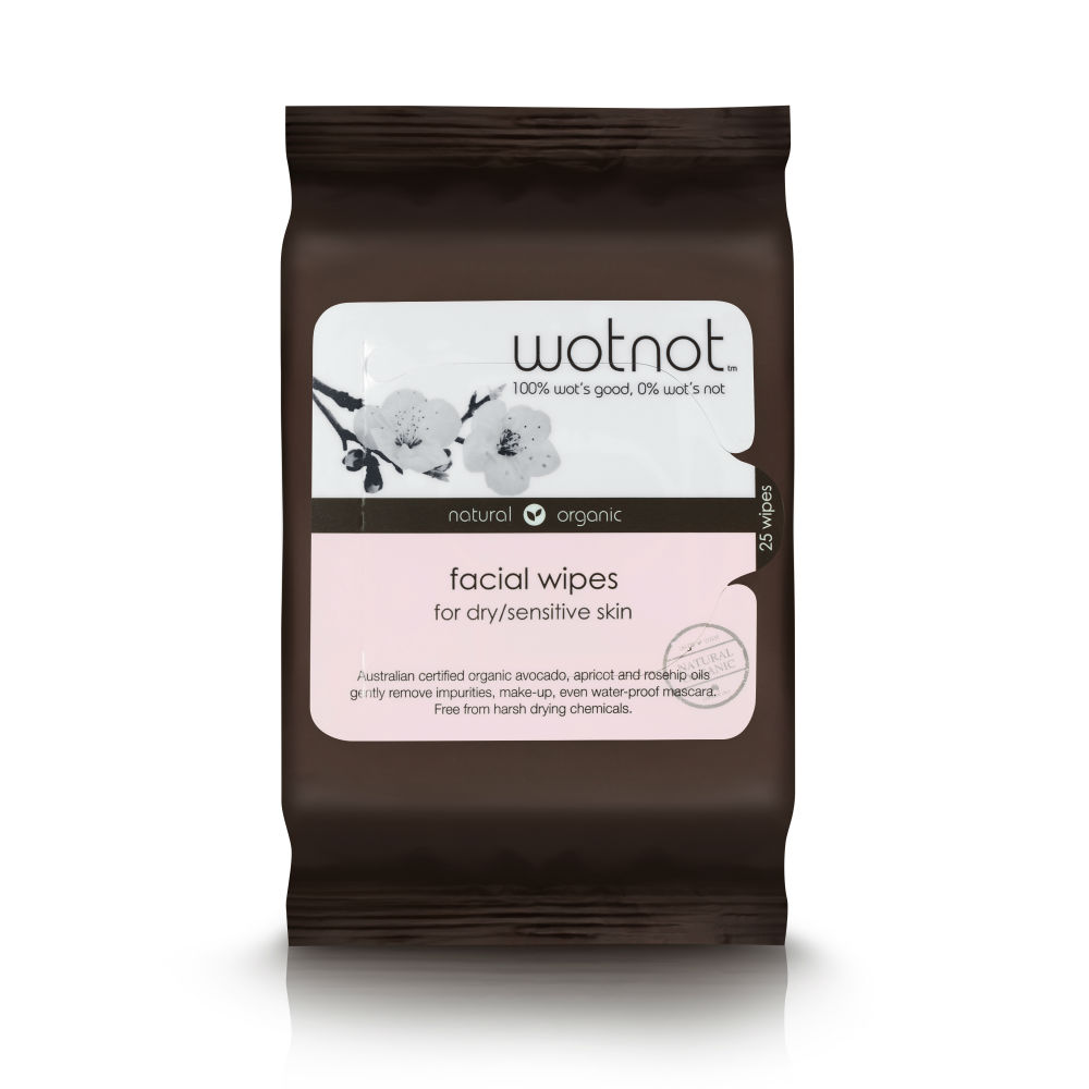 wotnot 有机卸妆滋养湿巾 25抽（干性、敏感肌肤适用）