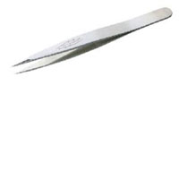 TWEEZERMAN 迪茜曼 微之魅 不锈钢尖头眉镊子 1支（ 修眉工具美容清毛发）