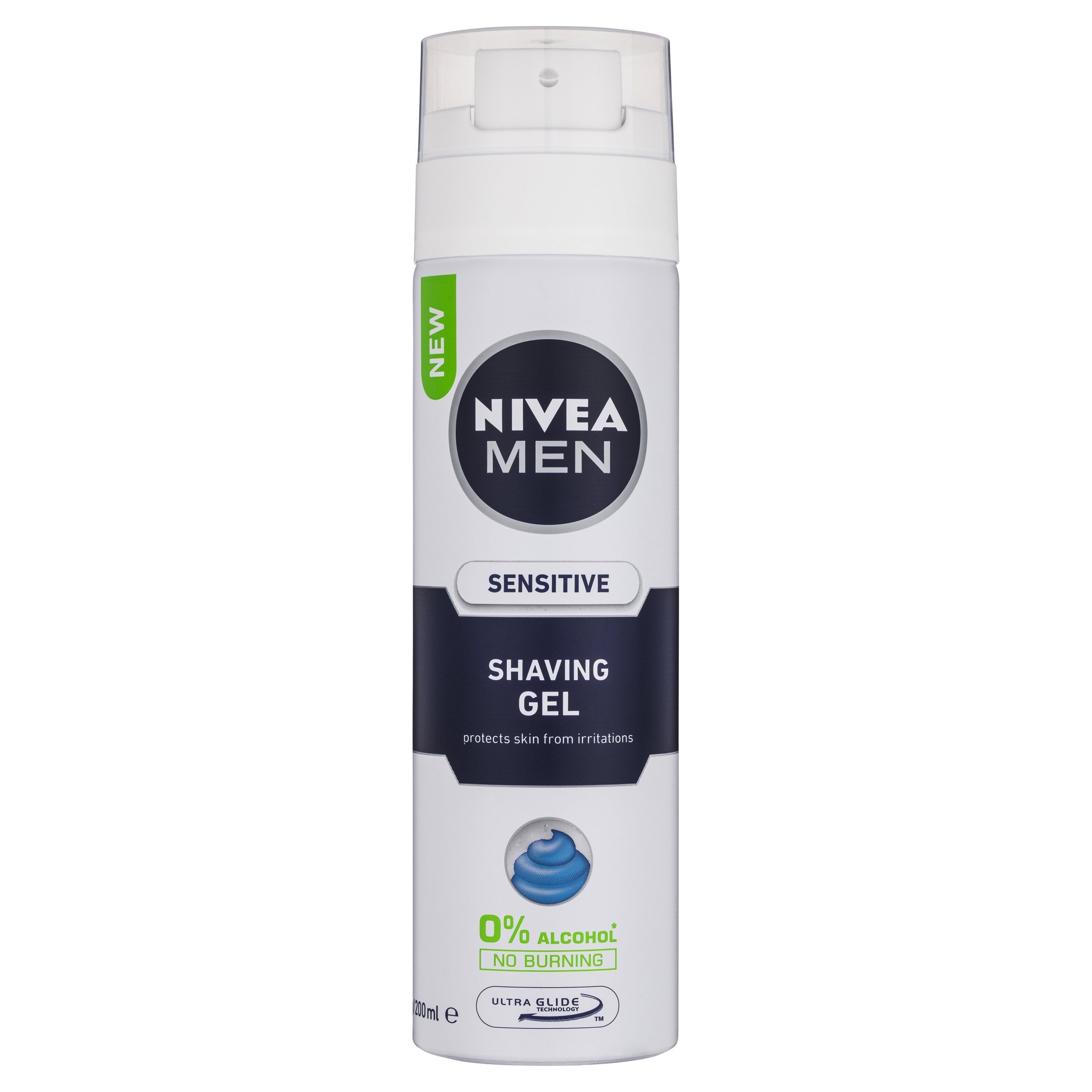 Nivea 妮维雅 男士敏感剃须凝胶 200ml