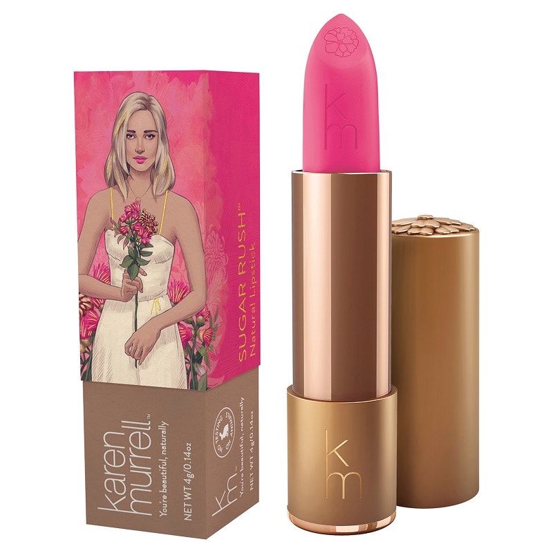 Karen Murrell 天然口红 唇膏 孕妇可用 18 糖果玫粉色 4g