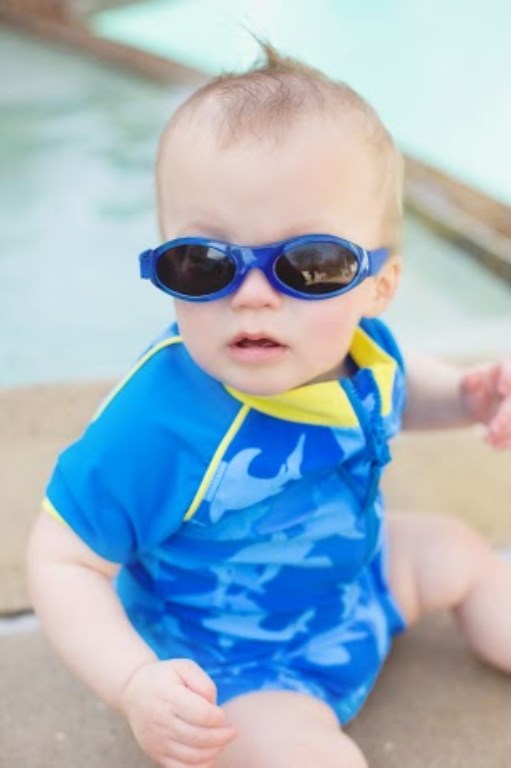 Baby Banz 儿童防紫外线太阳镜（冒险蓝色）两岁以上