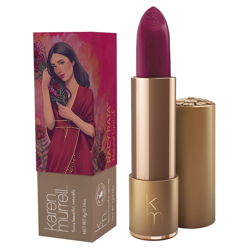 Karen Murrell 天然口红 唇膏 孕妇可用 19 瑞他红色 4g