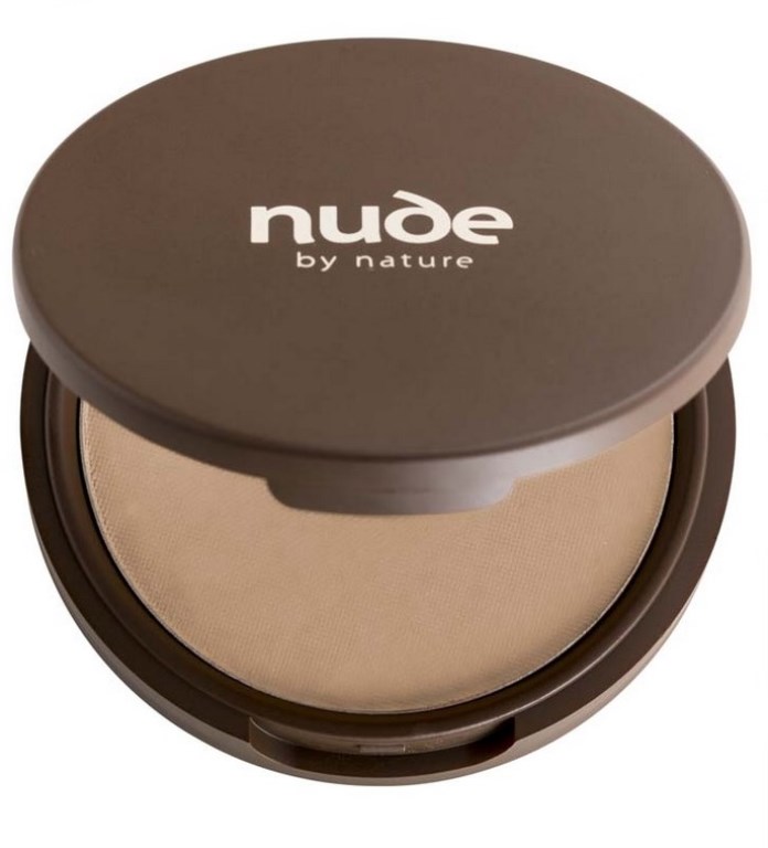 Nude By Nature 天然矿物粉中色粉饼 10g （控油滋养皮肤遮瑕）