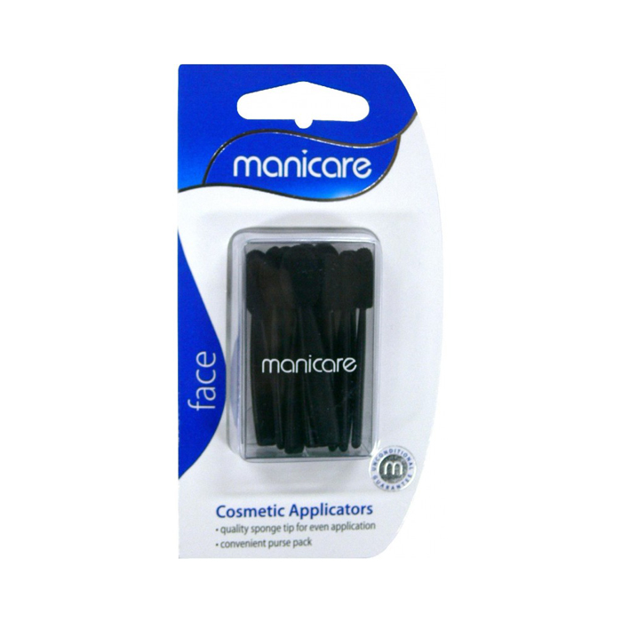 Manicare 黑色专业海绵眼影刷 12支