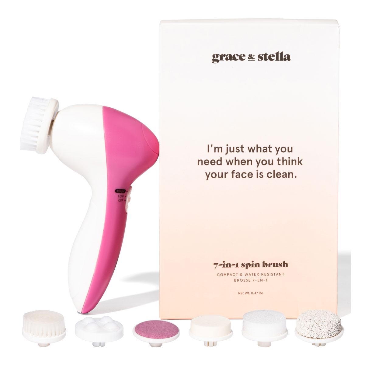 Grace & Stella 七合一电动洁面仪
