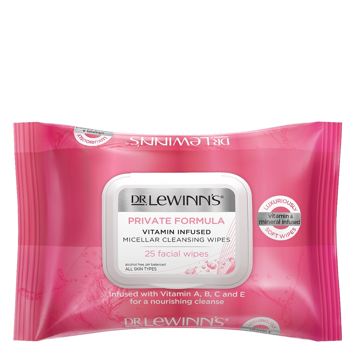 Dr Lewinn s 莱文医生 维他命卸妆清洁湿巾 25片 卸妆洁面二合一