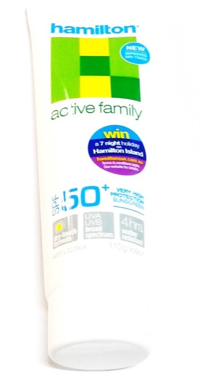 HaMilton 汉密尔顿 家庭装防晒乳 SPF50+ 110ml（温和、防晒）