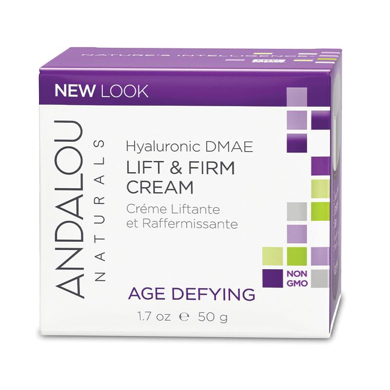 Andalou Naturals 逆龄系列 玻尿酸提拉紧致面霜 50ml  淡化细纹保湿抗皱