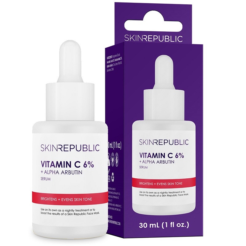 Skin Republic 维生素C6%+Alpha熊果苷淡斑焕颜精华 30ml