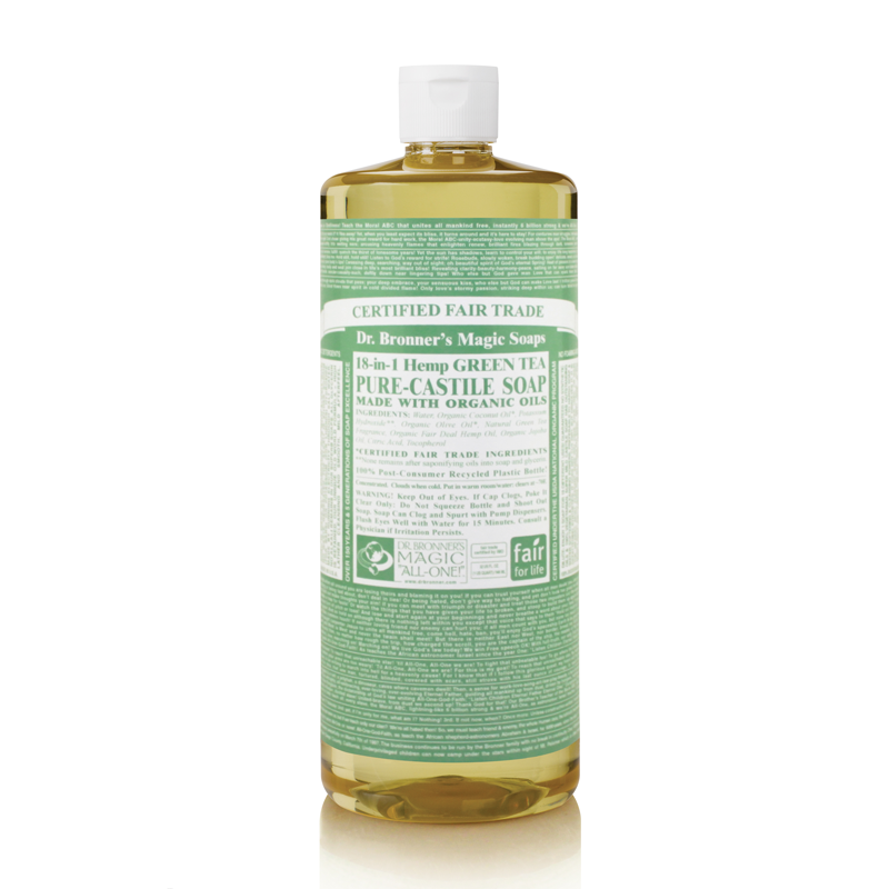 Dr Bronner's 布朗博士 有机绿茶精油8合1液体皂 洗手液 洁颜露 946ml