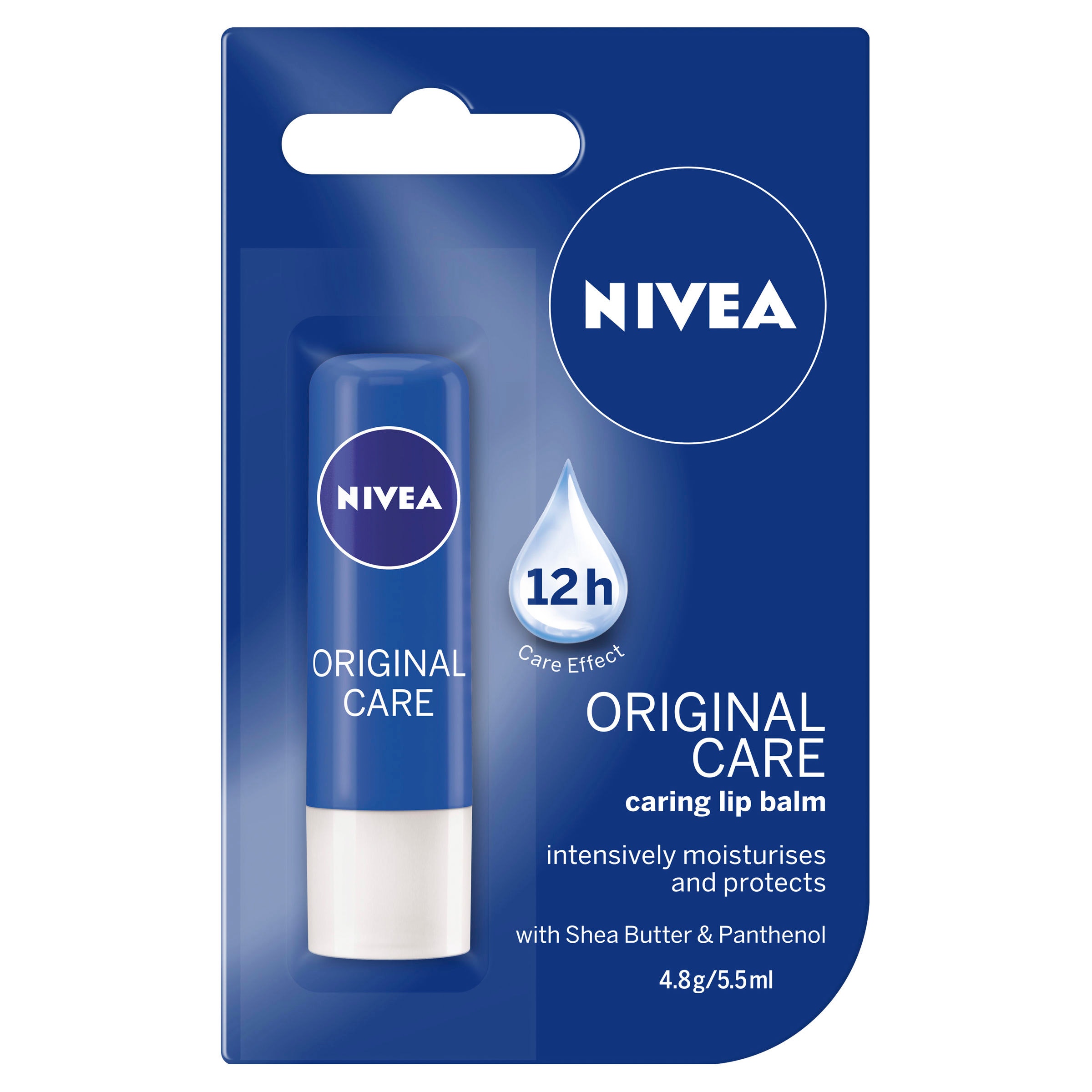 Nivea 妮维雅 水呵护润唇膏 4 8g （保湿）