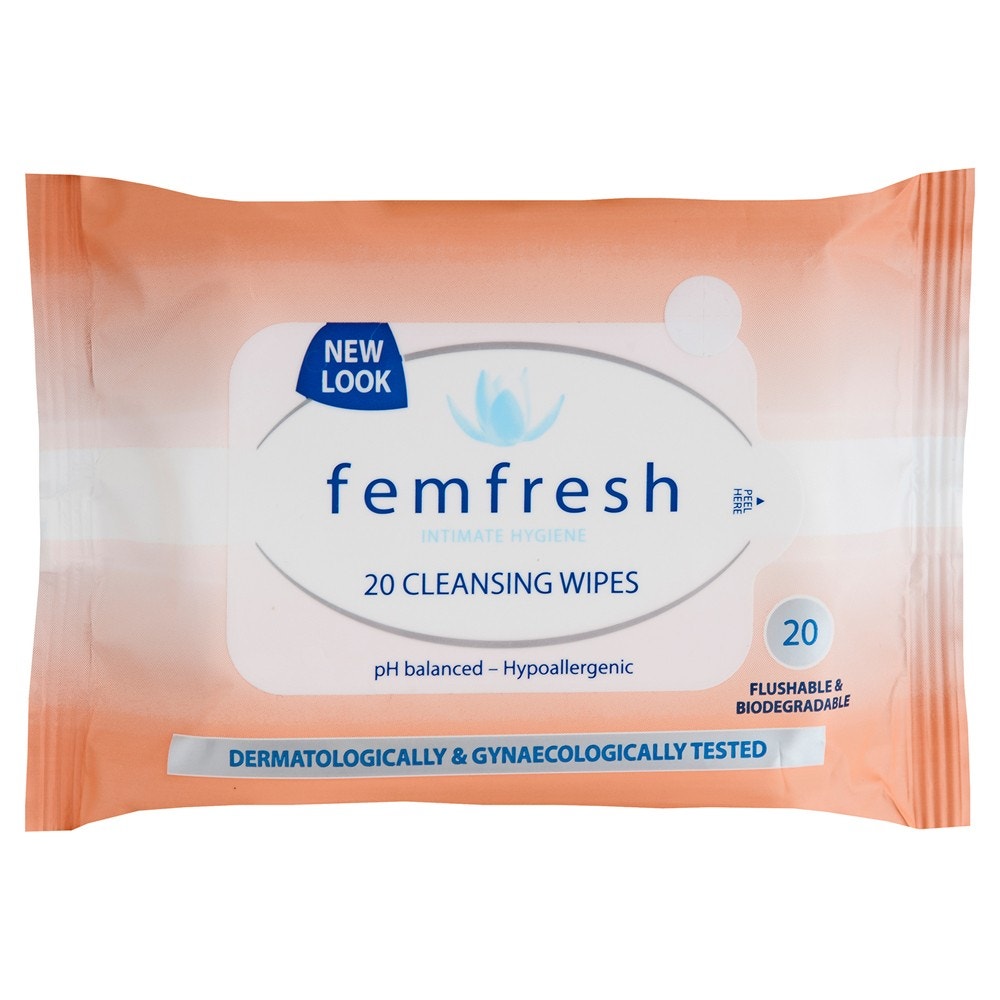 Femfresh 女性私密处护理湿巾 20抽