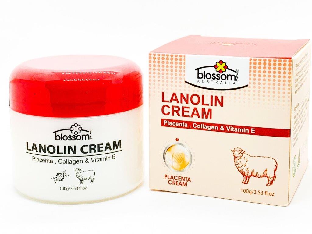 Blossom Health 绵羊油保湿滋润霜 含维E 胶原蛋白 抗衰老 100g