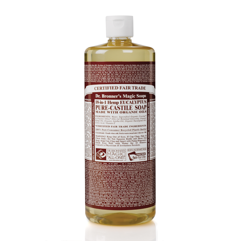 Dr Bronner's布朗博士 有机桉树尤加利精油8合1液体皂 洗手液 洁颜露 946ml