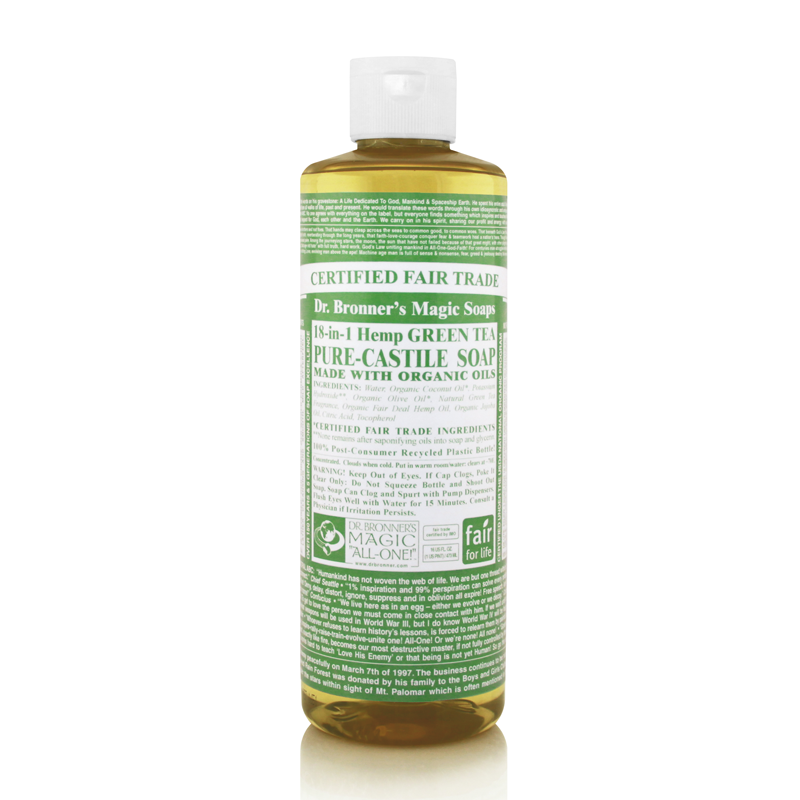 Dr Bronner's 布朗博士 有机绿茶精油8合1液体皂 洗手液 洁颜露 472ml