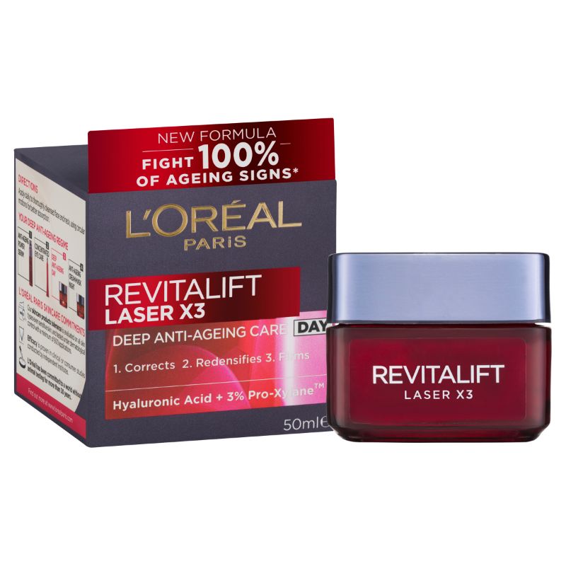 L'Oreal欧莱雅 Revitalift Laser X3 活力紧致光学嫩肤日霜 50ml