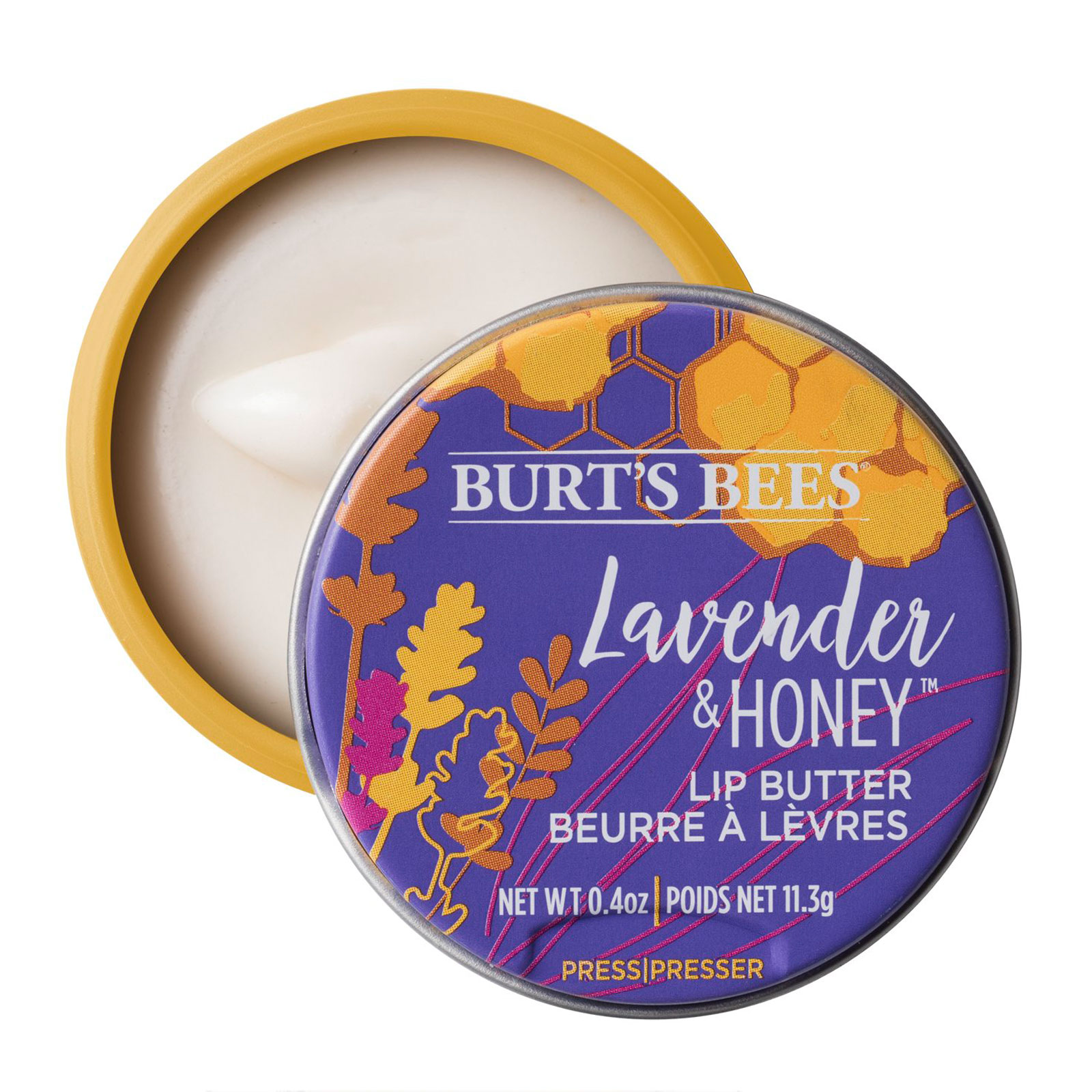 Burt's Bees 100％天然保湿润唇膏 含薰衣草和蜂蜜 11.3g