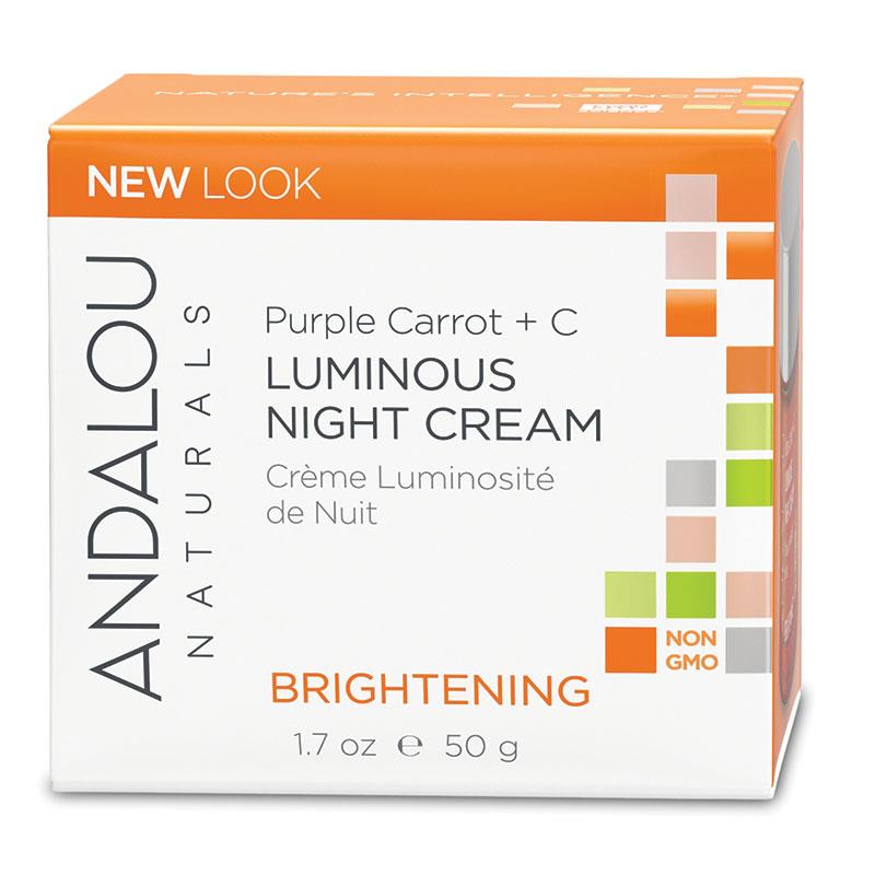 Andalou Naturals 紫胡萝卜素+维生素C亮肤滋养晚霜 50g