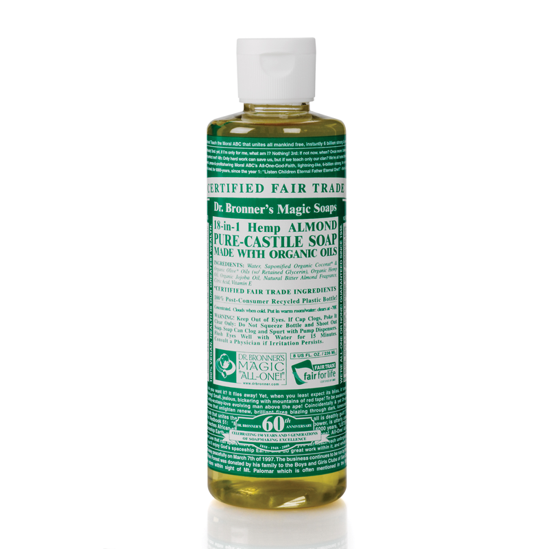 Dr Bronner's 布朗博士 有机杏仁精油8合1液体皂 洗手液 洁颜露 236ml