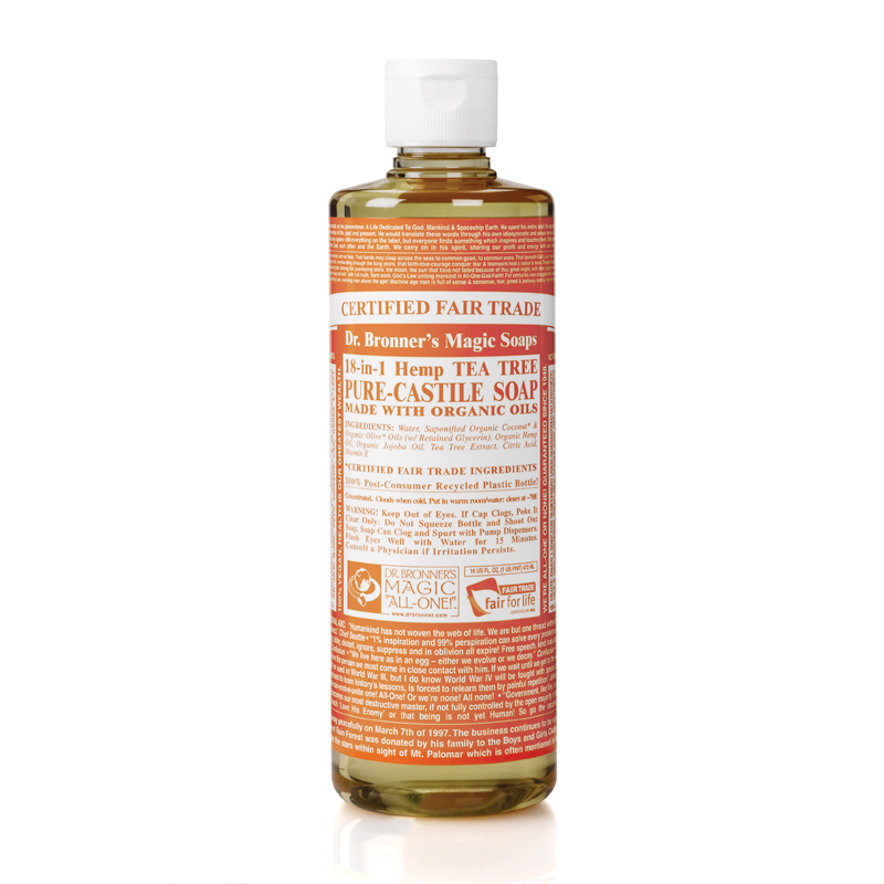 Dr Bronner's 布朗博士 有机茶树精油8合1液体皂 洗手液 洁颜露 472ml