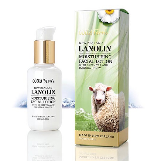 Wild Ferns 绵羊油保湿乳液 100ml(含绿茶&麦卢卡蜂蜜)