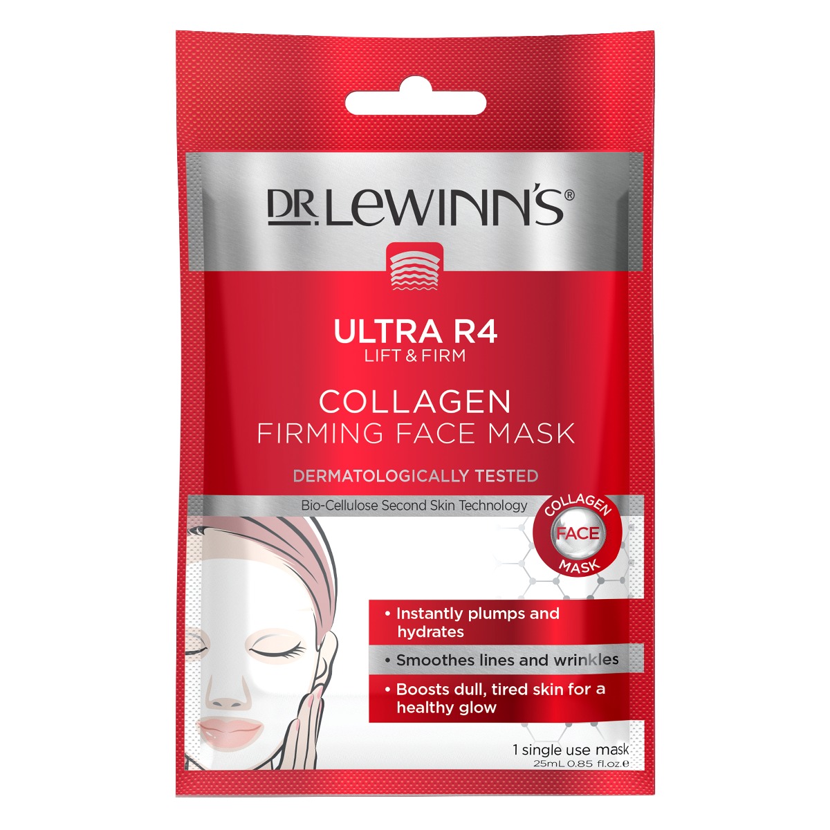 Dr LeWinn s Ultra R4 胶原蛋白面膜 X 1片