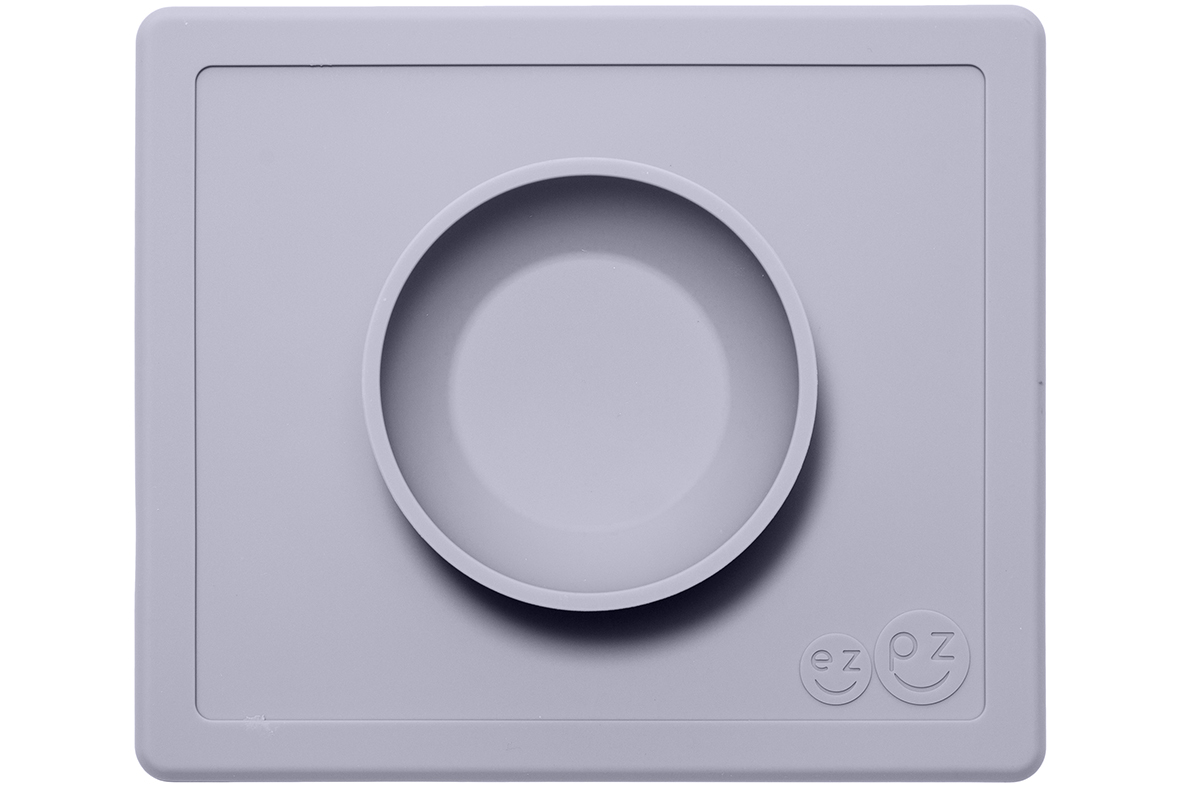 Ezpz 硅胶一体式餐垫碗（蓝灰色）1个