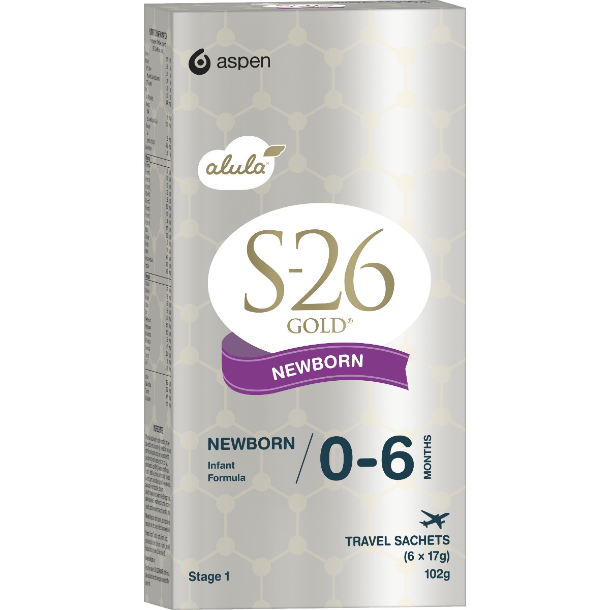 S-26 优质婴幼儿配方奶粉 0-6个月  6*17g 袋