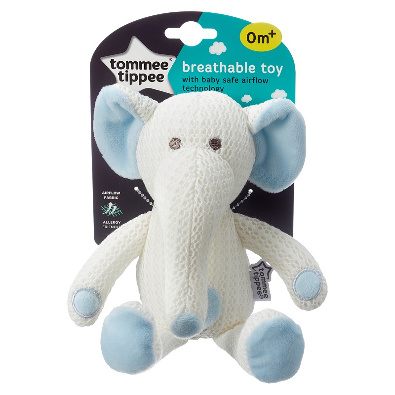 Tommee Tippee 汤美天地 柔软舒适可爱透气大象玩具 1个