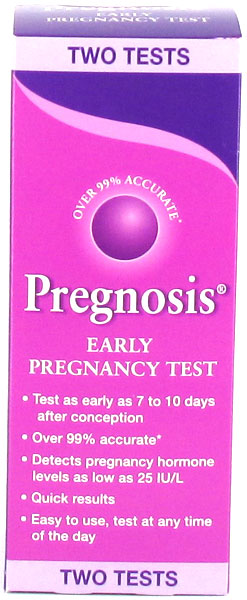 Pregnosis 早早孕检测试纸 2支