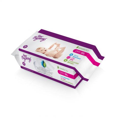 New Beginnings 新生儿棉柔巾 80片装