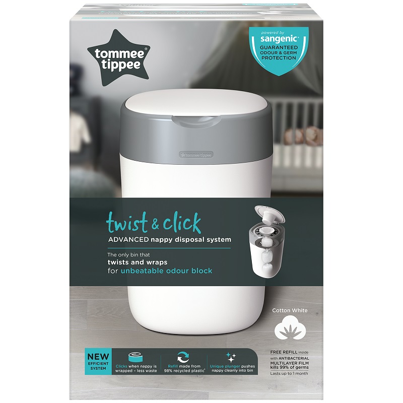 Tommee Tippee Twist & Click Advanced Nappy Disposal System
